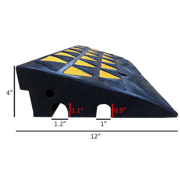 Electriduct Reflective Rubber Curb Ramps